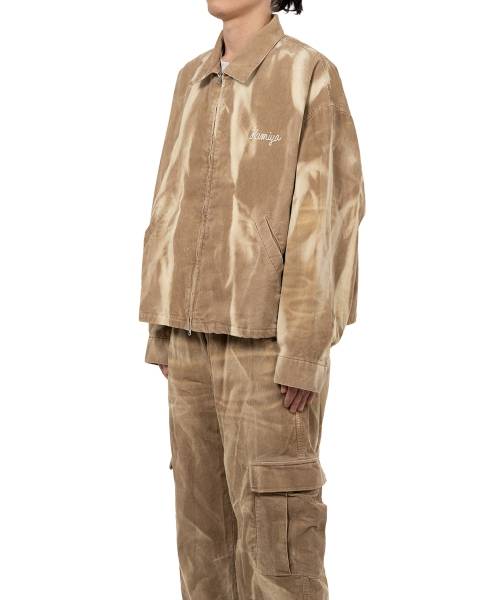 Sun Faded Like Corduroy Work Jacket