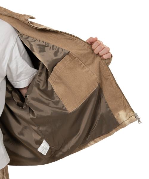 Sun Faded Like Corduroy Work Jacket