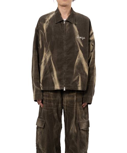 Sun Faded Like Corduroy Work Jacket