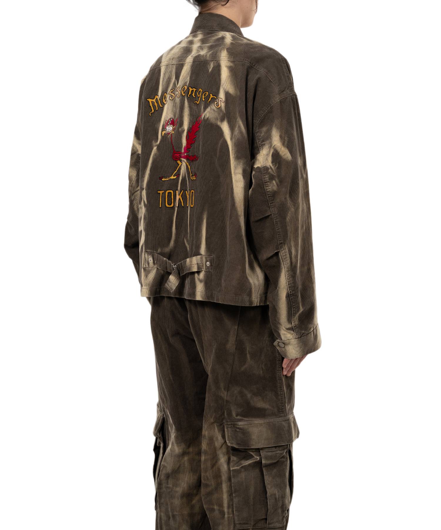 Sun Faded Like Corduroy Work Jacket