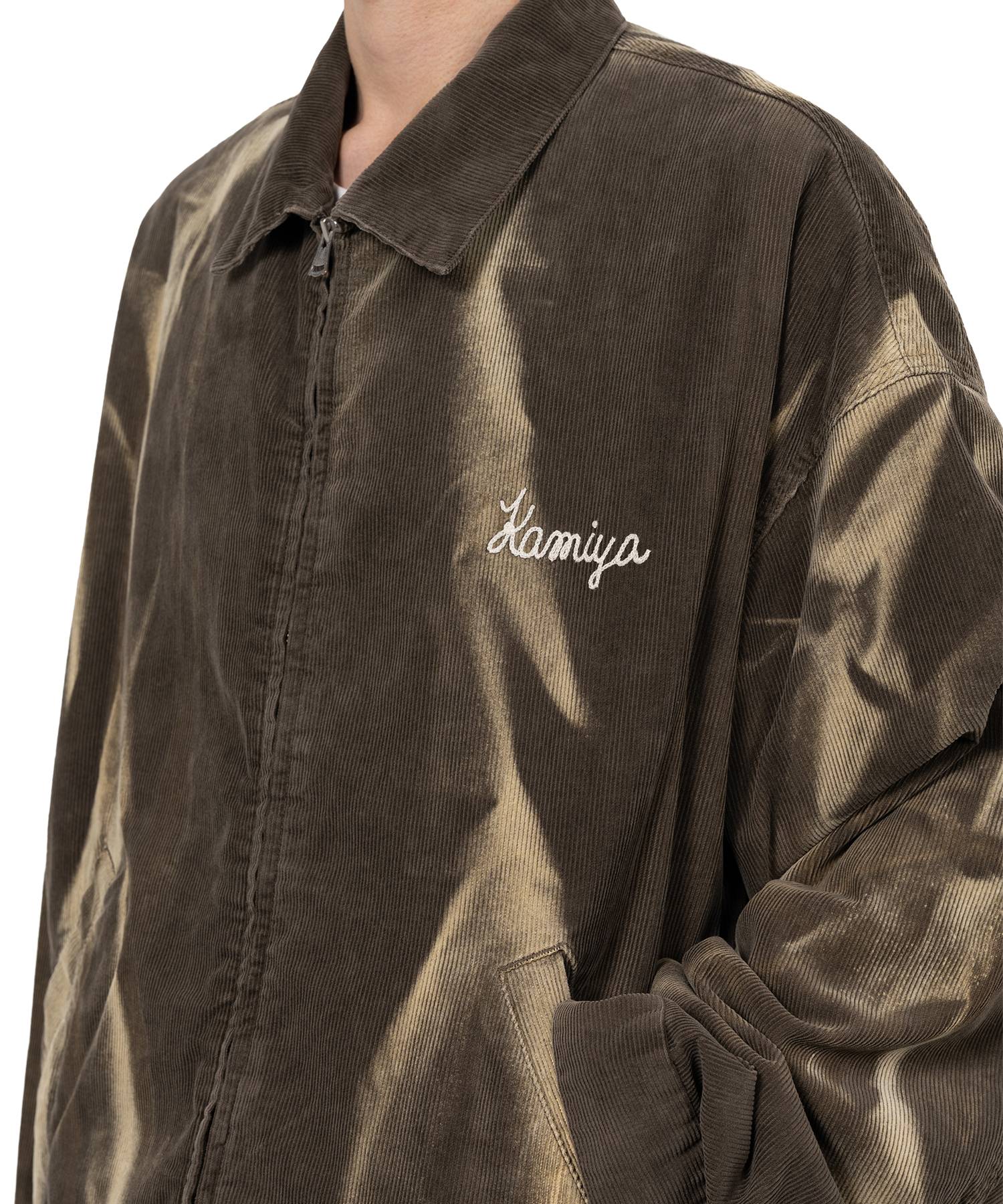 Sun Faded Like Corduroy Work Jacket