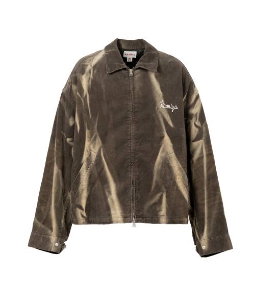 Sun Faded Like Corduroy Work Jacket