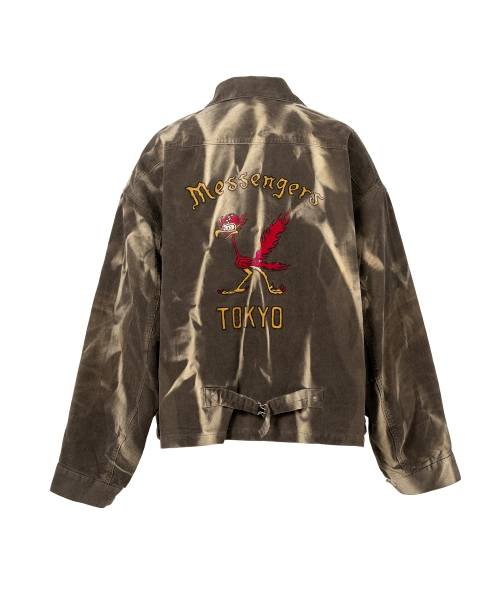 Sun Faded Like Corduroy Work Jacket