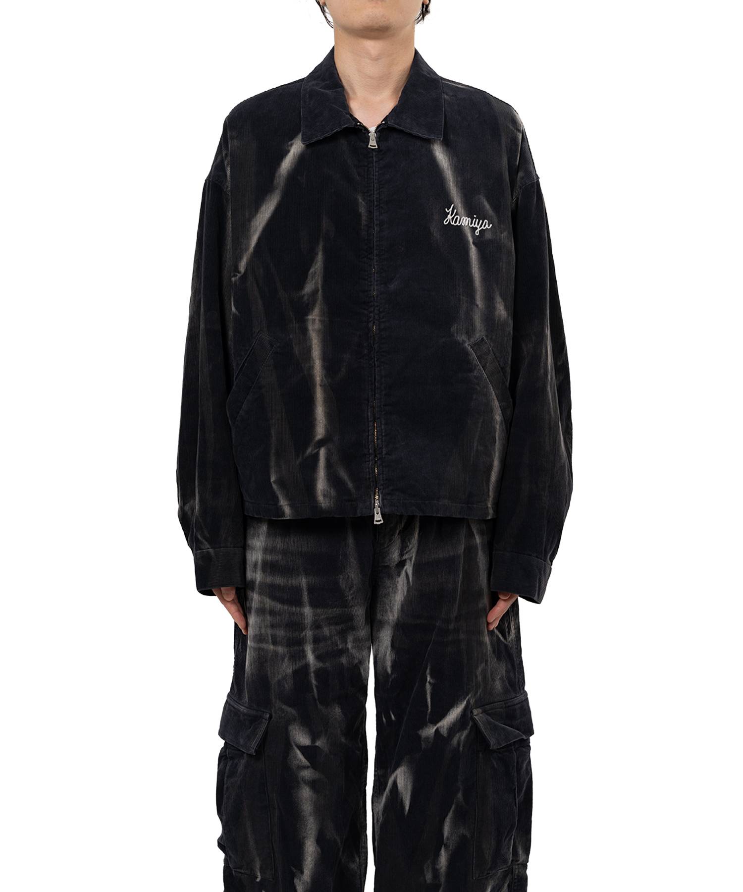 Sun Faded Like Corduroy Work Jacket