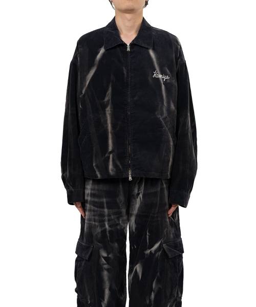 Sun Faded Like Corduroy Work Jacket