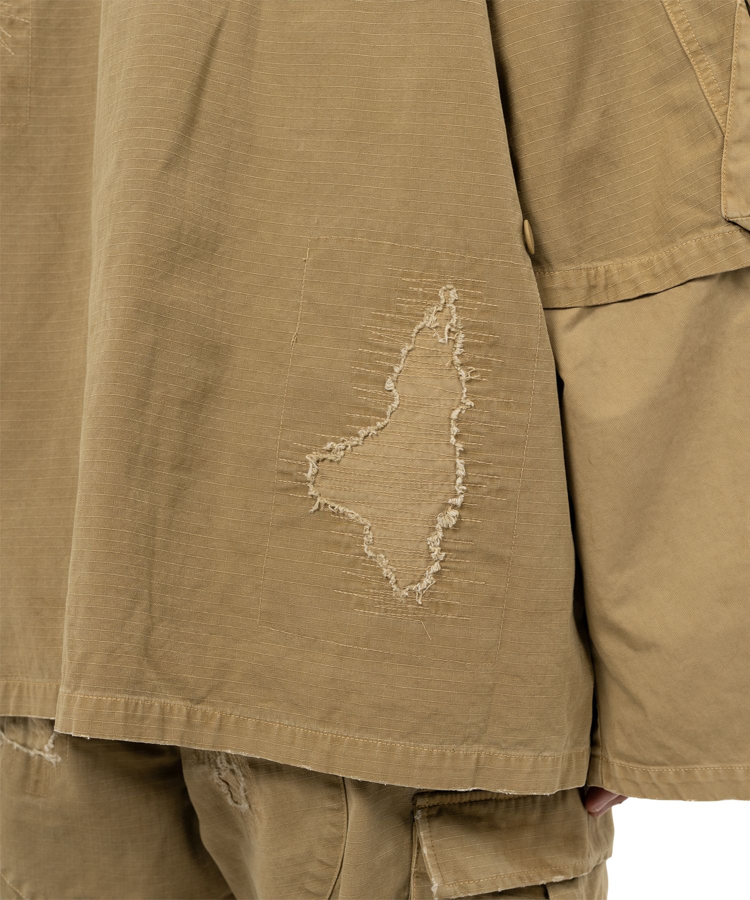 Repaired Ripstop Fatigue Jacket