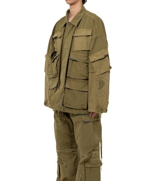 Repaired Ripstop Fatigue Jacket