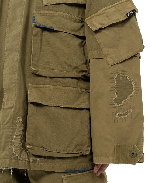 Repaired Ripstop Fatigue Jacket