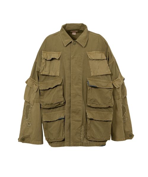 Repaired Ripstop Fatigue Jacket