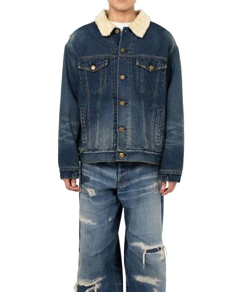 Boa Lining Denim Jacket