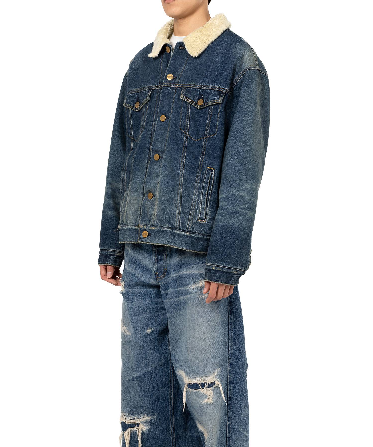 Boa Lining Denim Jacket