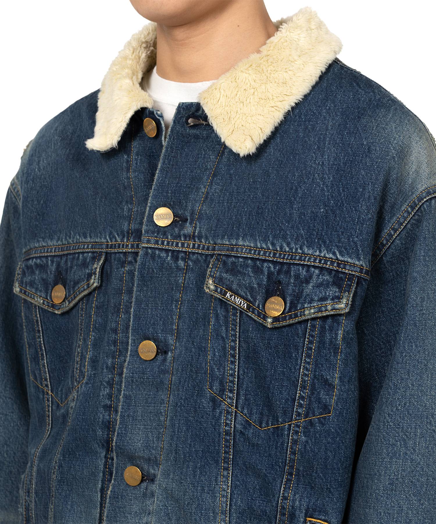 Boa Lining Denim Jacket
