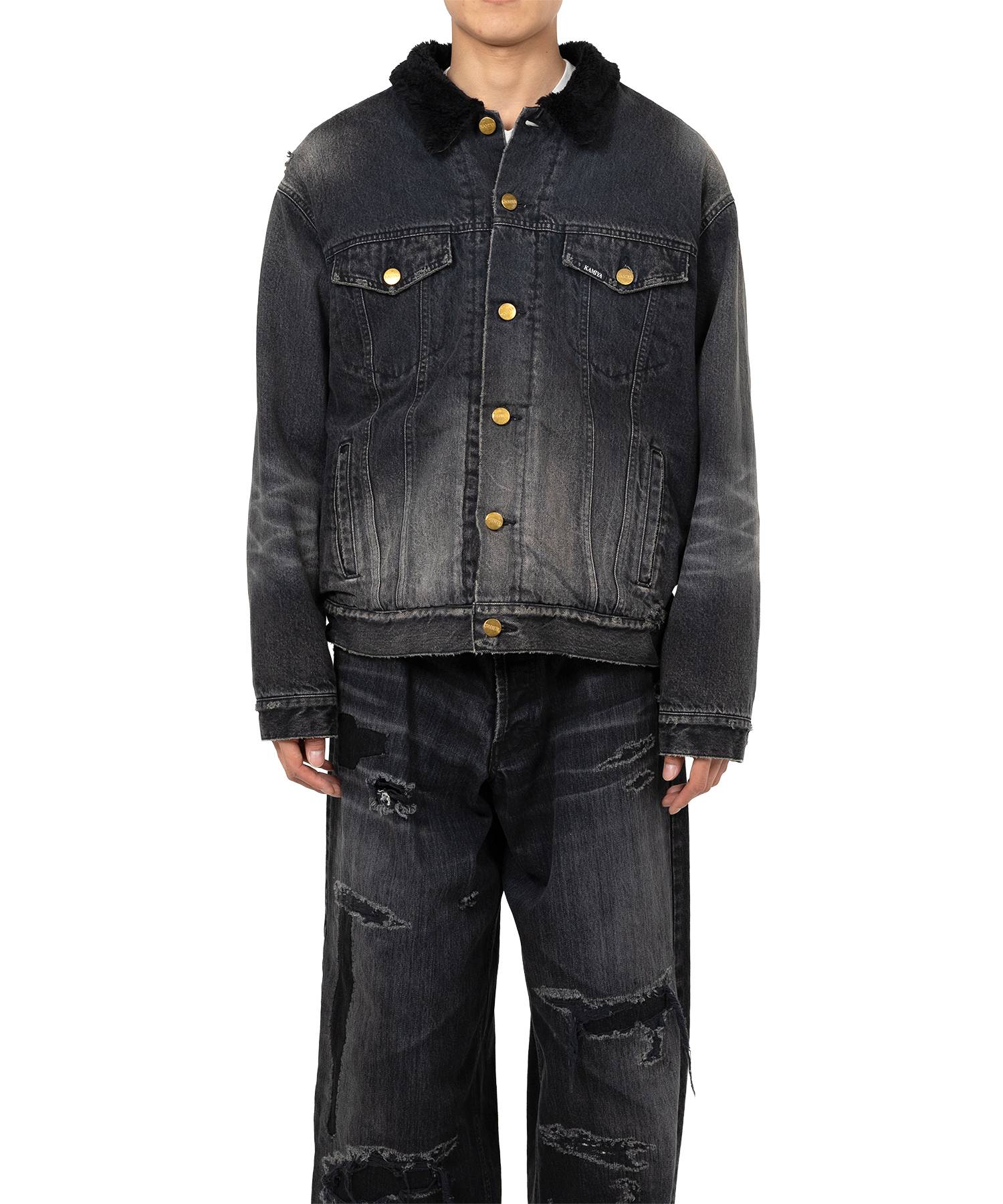 Boa Lining Denim Jacket