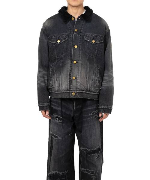 Boa Lining Denim Jacket