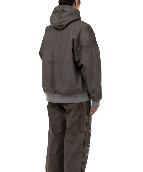 BORO Boa Lining Duck Zip-up Parka