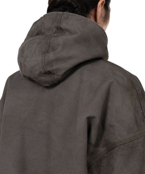 BORO Boa Lining Duck Zip-up Parka