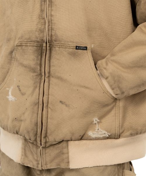 BORO Boa Lining Duck Zip-up Parka