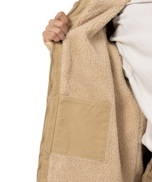 BORO Boa Lining Duck Zip-up Parka