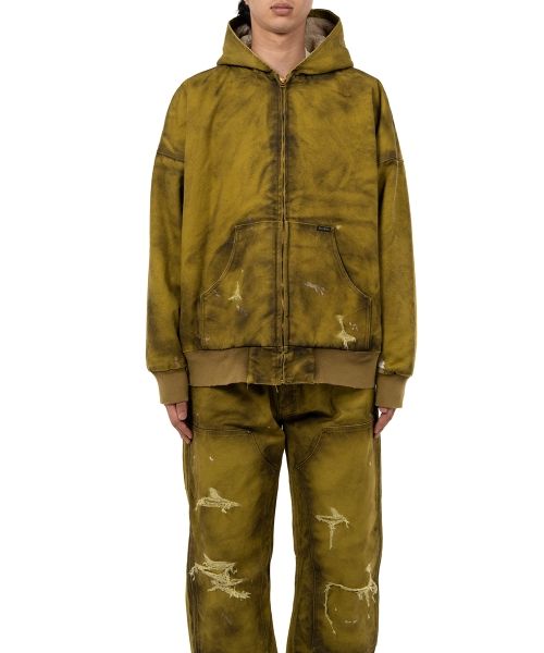 BORO Boa Lining Duck Zip-up Parka