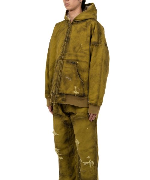 BORO Boa Lining Duck Zip-up Parka