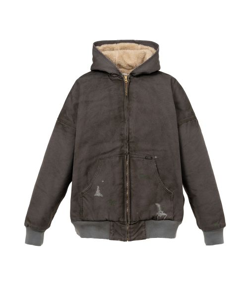 BORO Boa Lining Duck Zip-up Parka