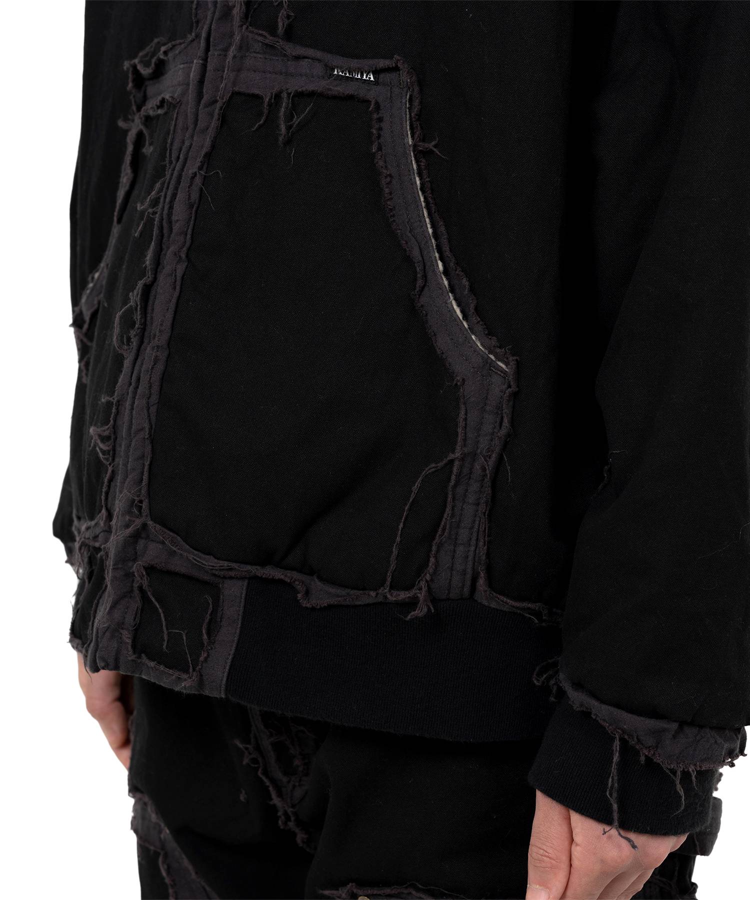 "blackmeans X KAMIYA"Deconstructed Zip Parka
