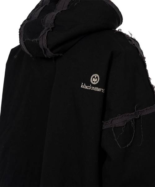 "blackmeans X KAMIYA"Deconstructed Zip Parka