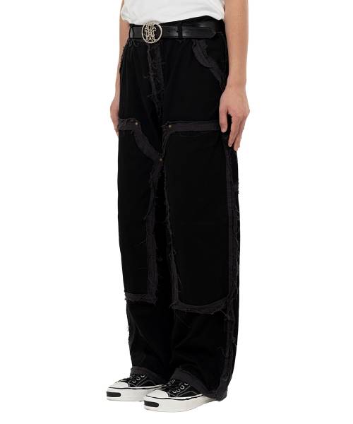 "blackmeans X KAMIYA"Deconstructed Painter Pants