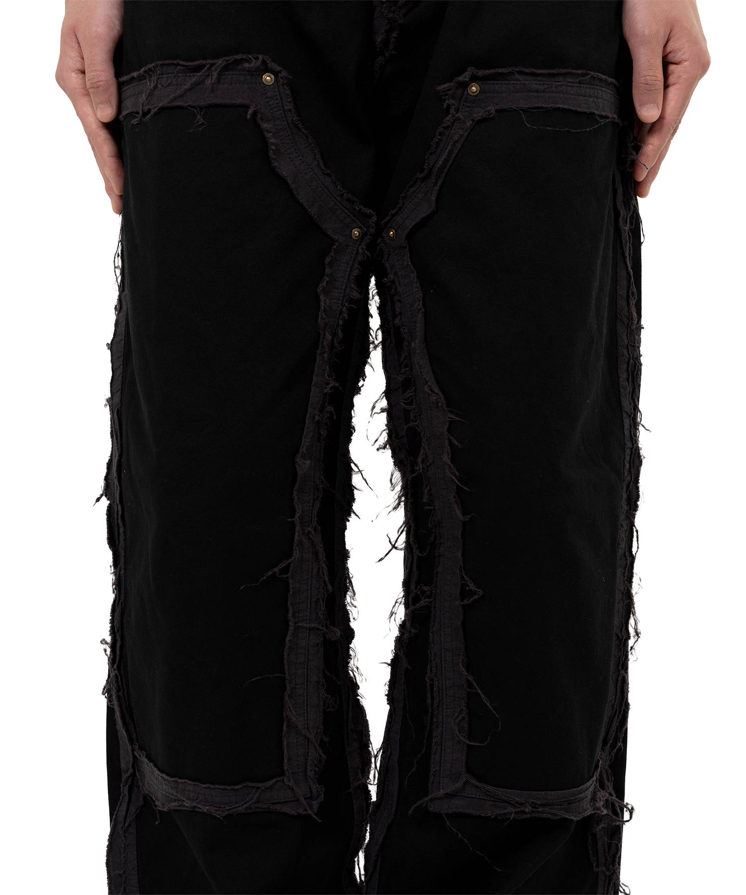 "blackmeans X KAMIYA"Deconstructed Painter Pants