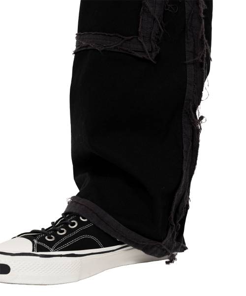 "blackmeans X KAMIYA"Deconstructed Painter Pants