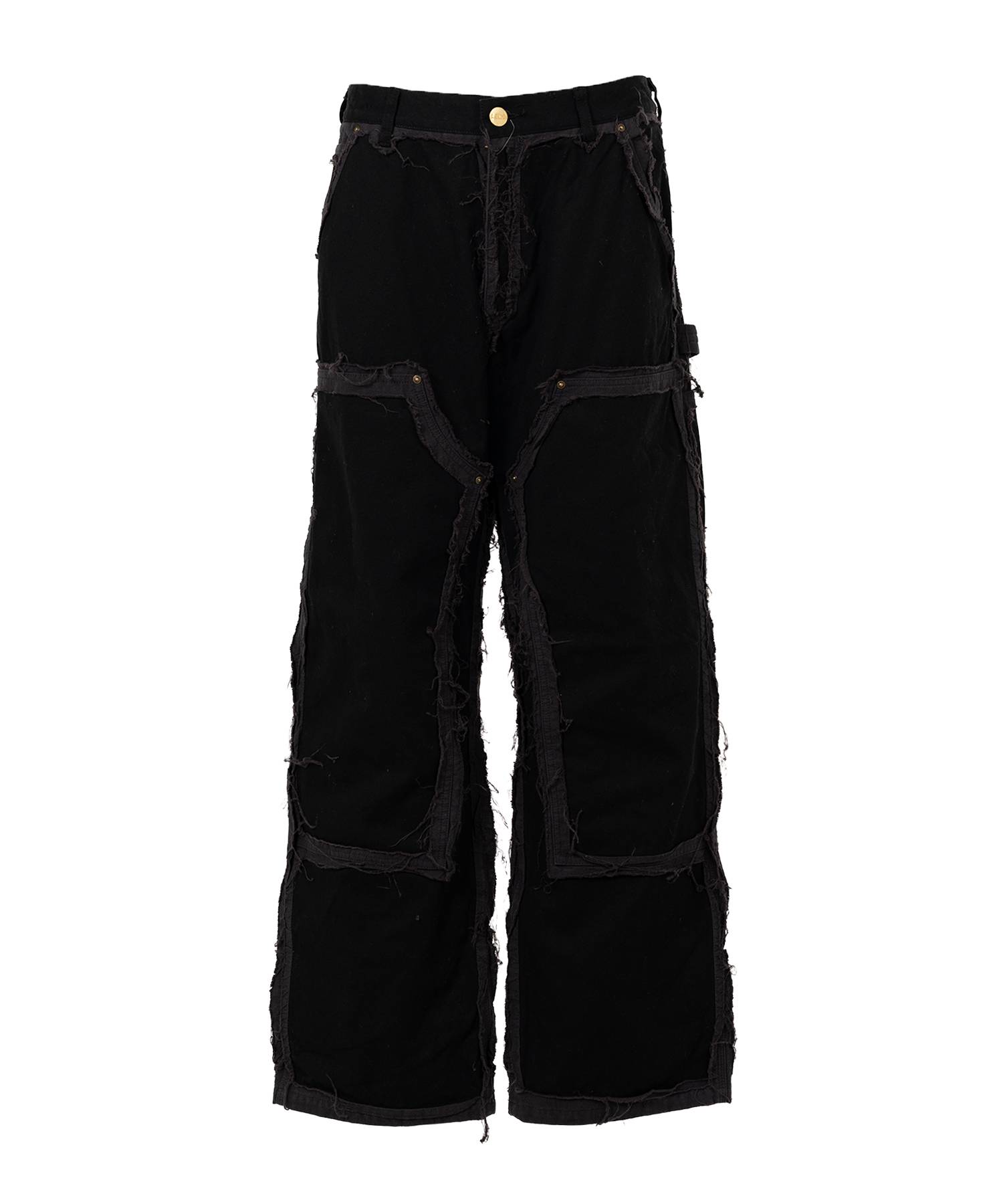 "blackmeans X KAMIYA"Deconstructed Painter Pants