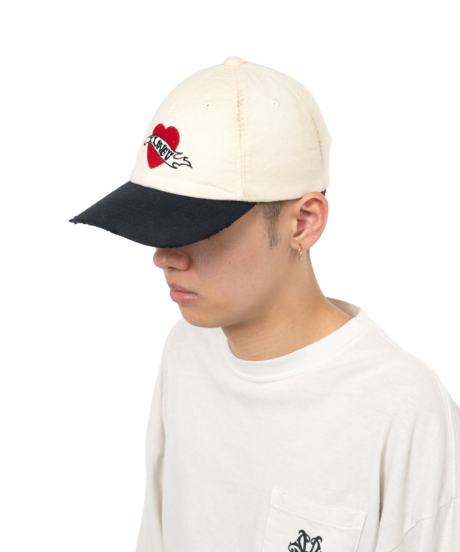 “I LOVE U” Distressed Cap