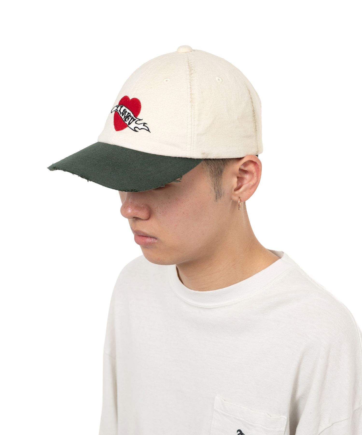 “I LOVE U” Distressed Cap