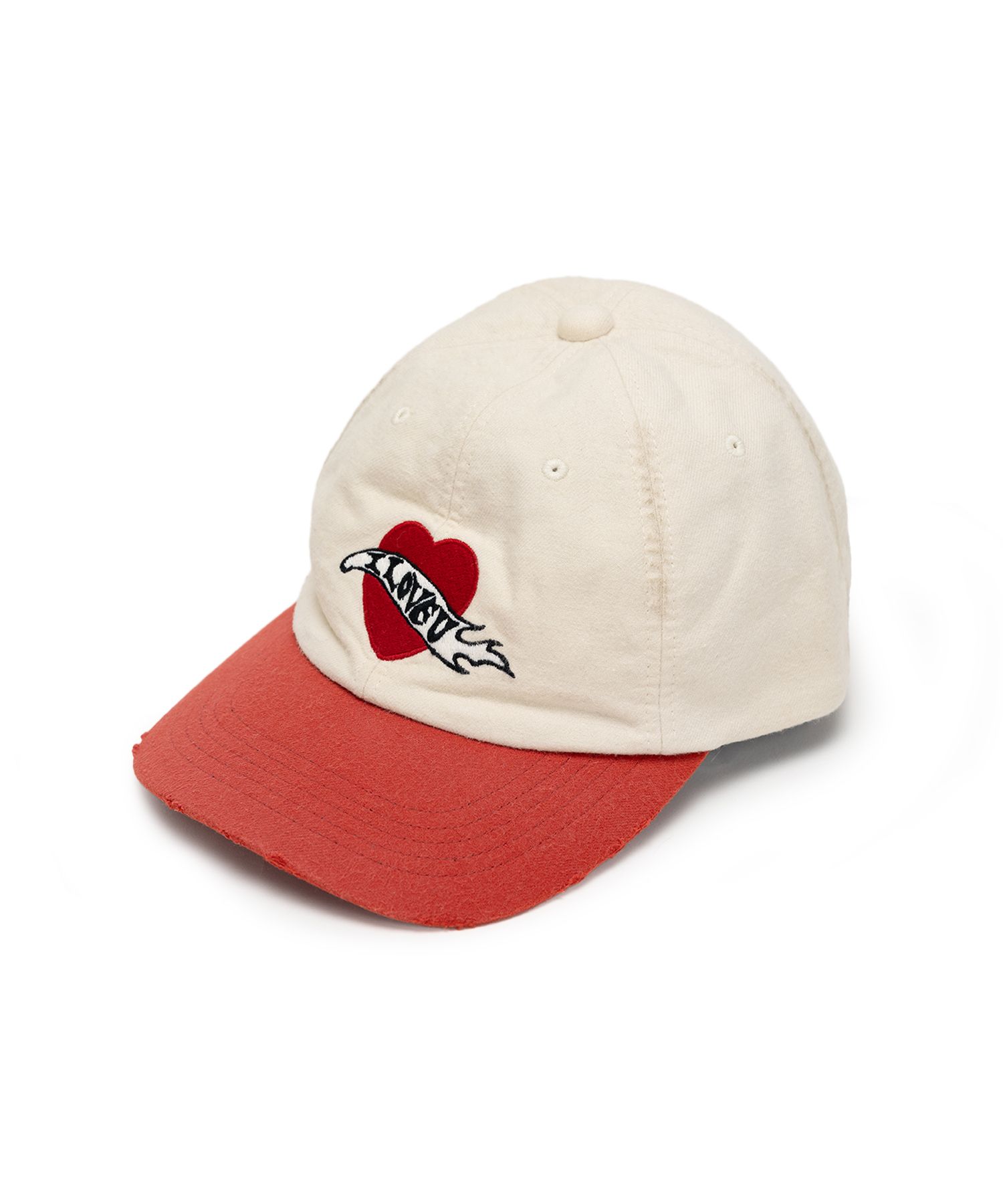 “I LOVE U” Distressed Cap