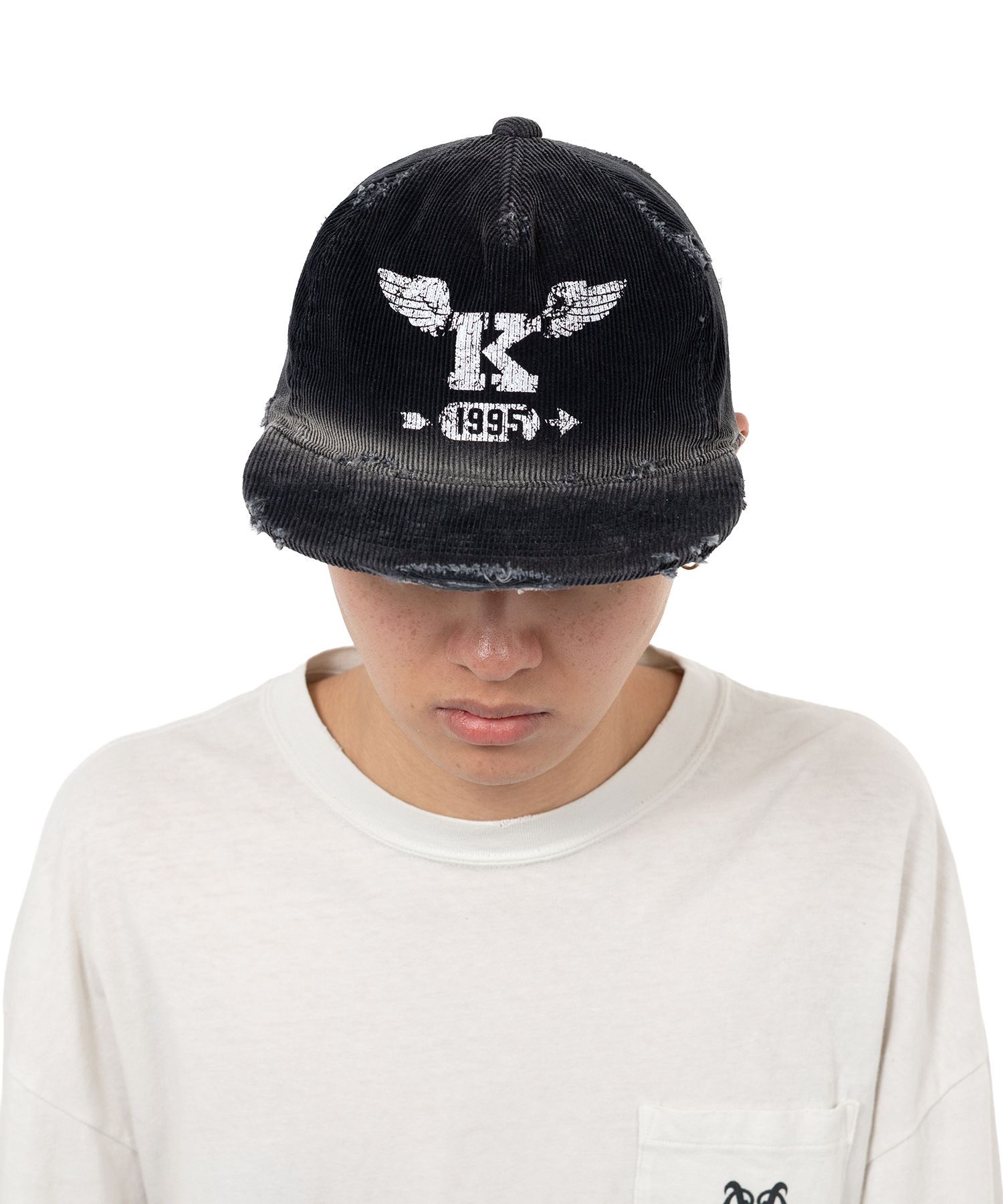 “K-Wing” Distressed Cap