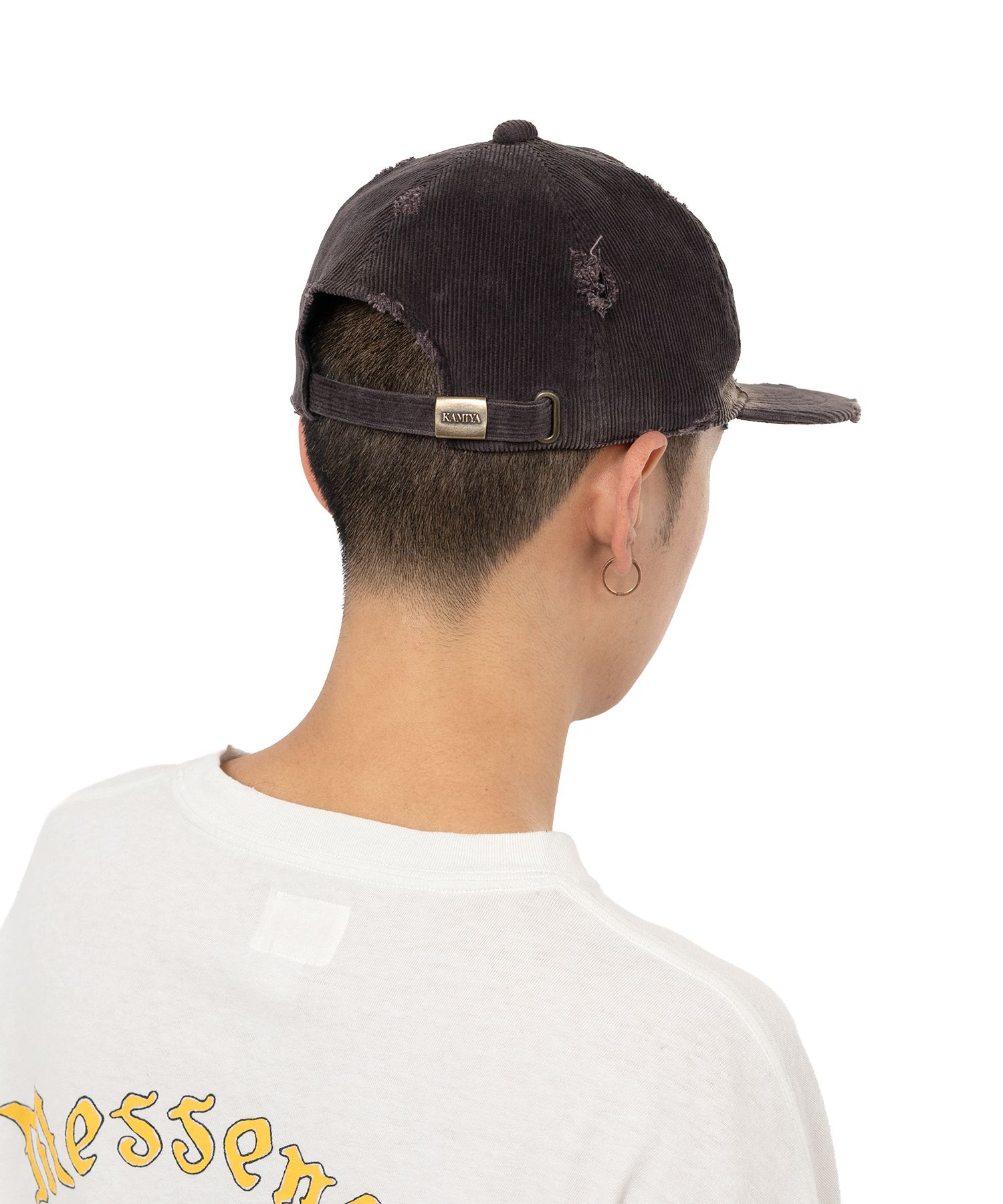 帽子 KAMIYA Distressed Cap MIHARA 2025 A/W Maison MIHARA YASUHIRO ONLINE STORE（メゾンミハラヤスヒロ