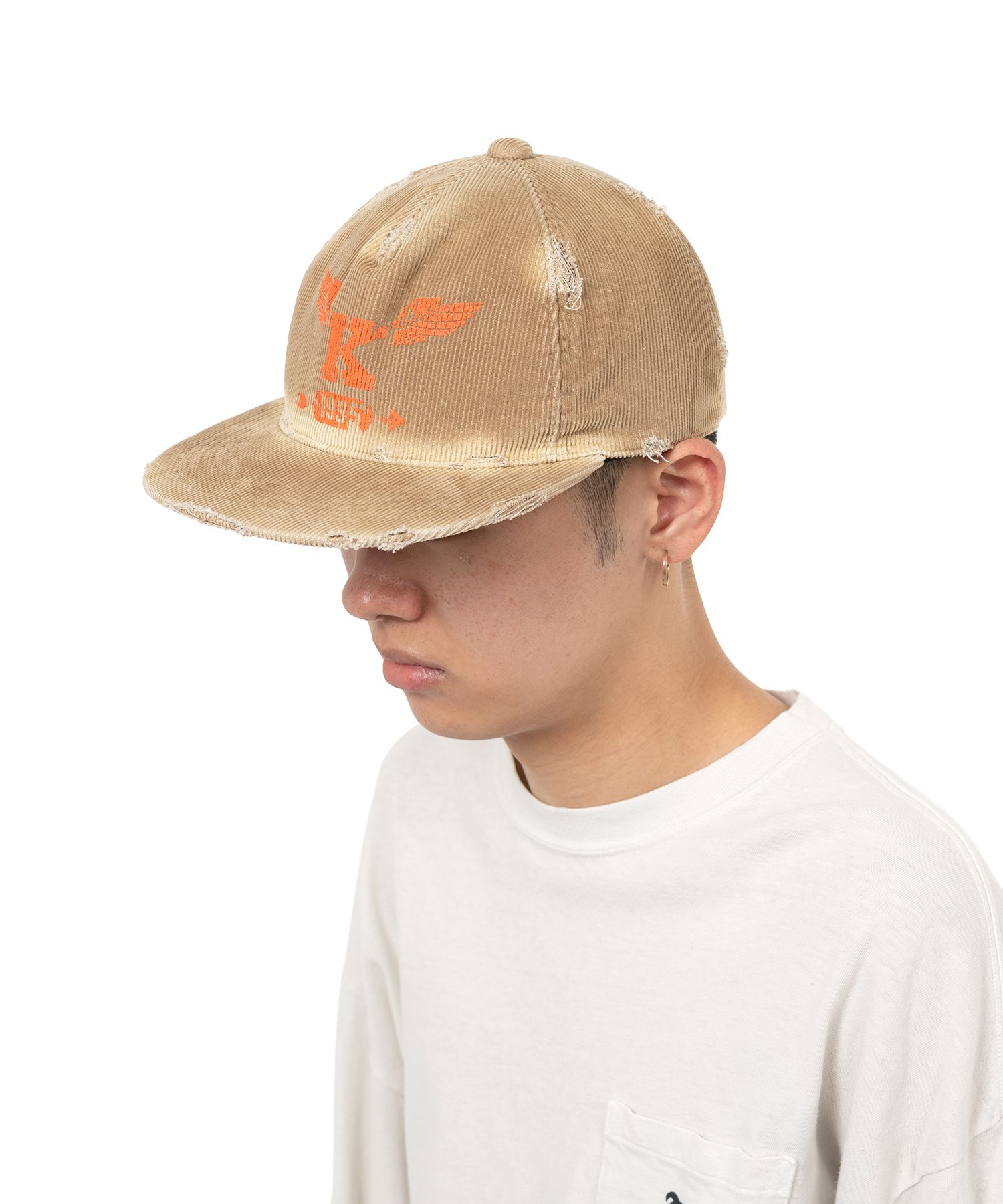 “K-Wing” Distressed Cap