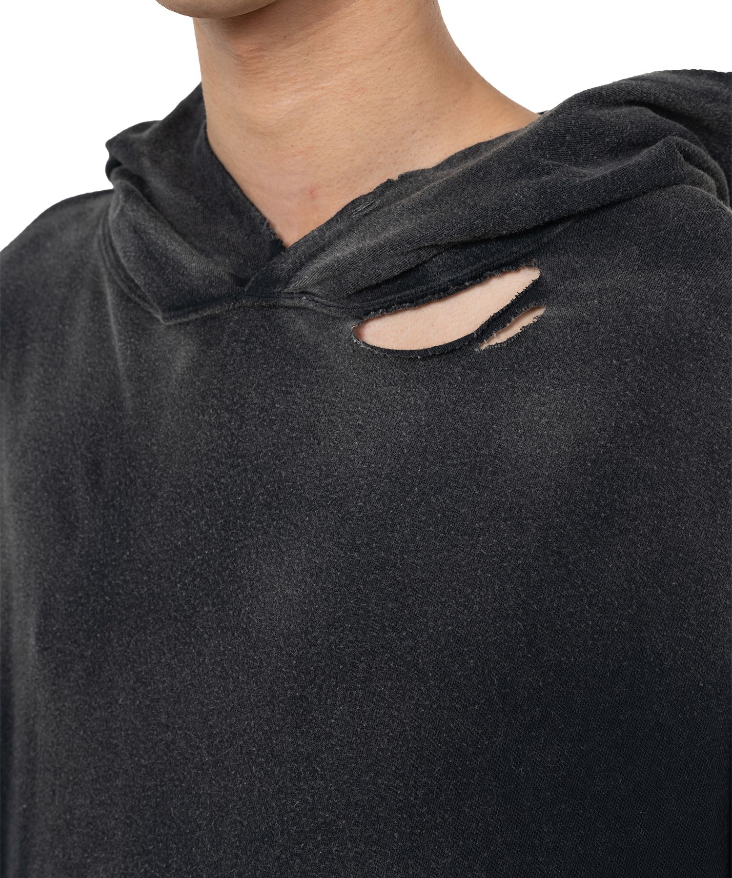 Distressed Light Weight Hoodie