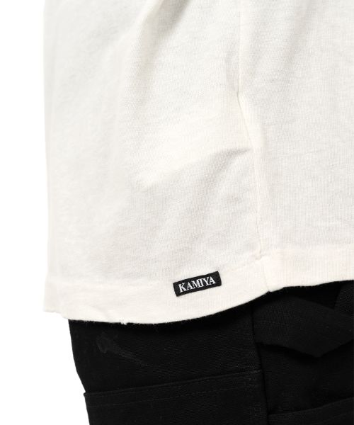 "Skull Flame" Distressed L/S T-shirt