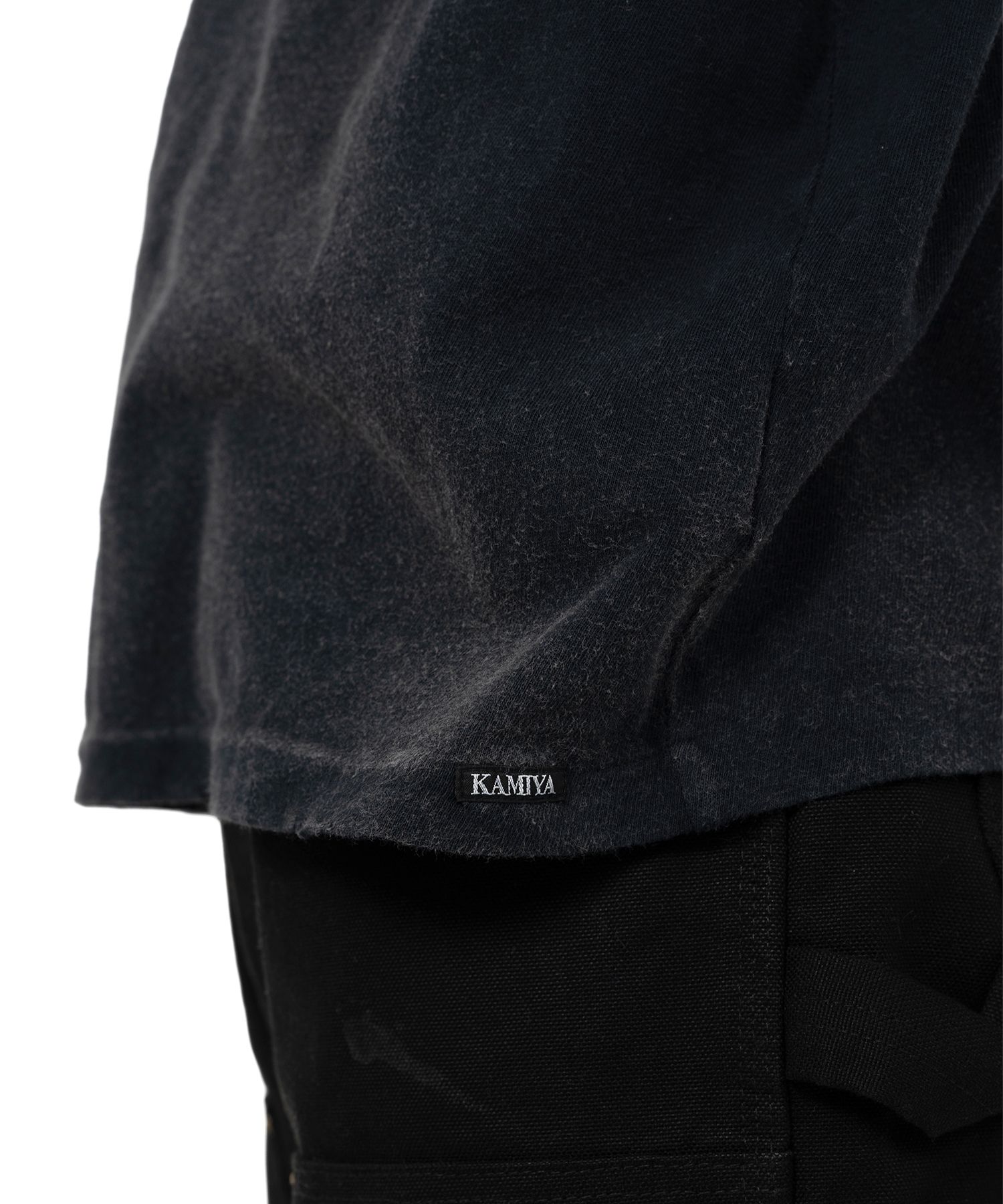 "Skull Flame" Distressed L/S T-shirt