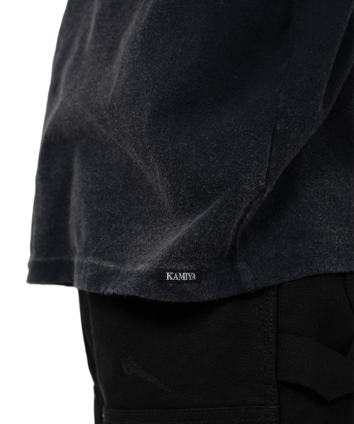 "Skull Flame" Distressed L/S T-shirt