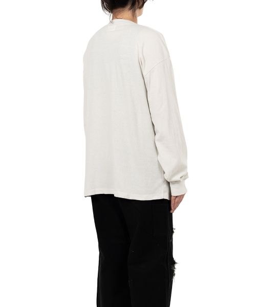 "KMY Eagle" Distressed L/S T-shirt