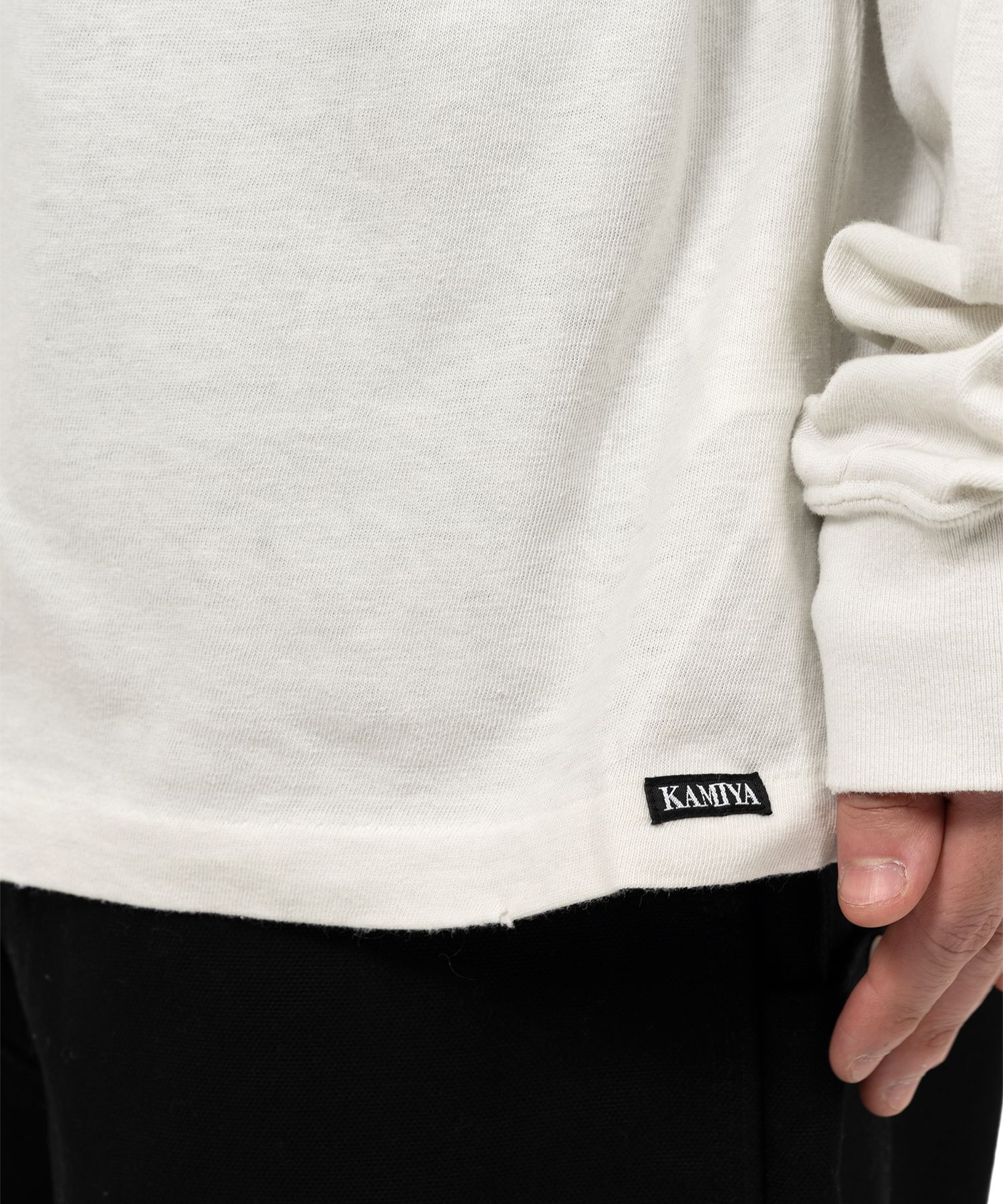 "KMY Eagle" Distressed L/S T-shirt