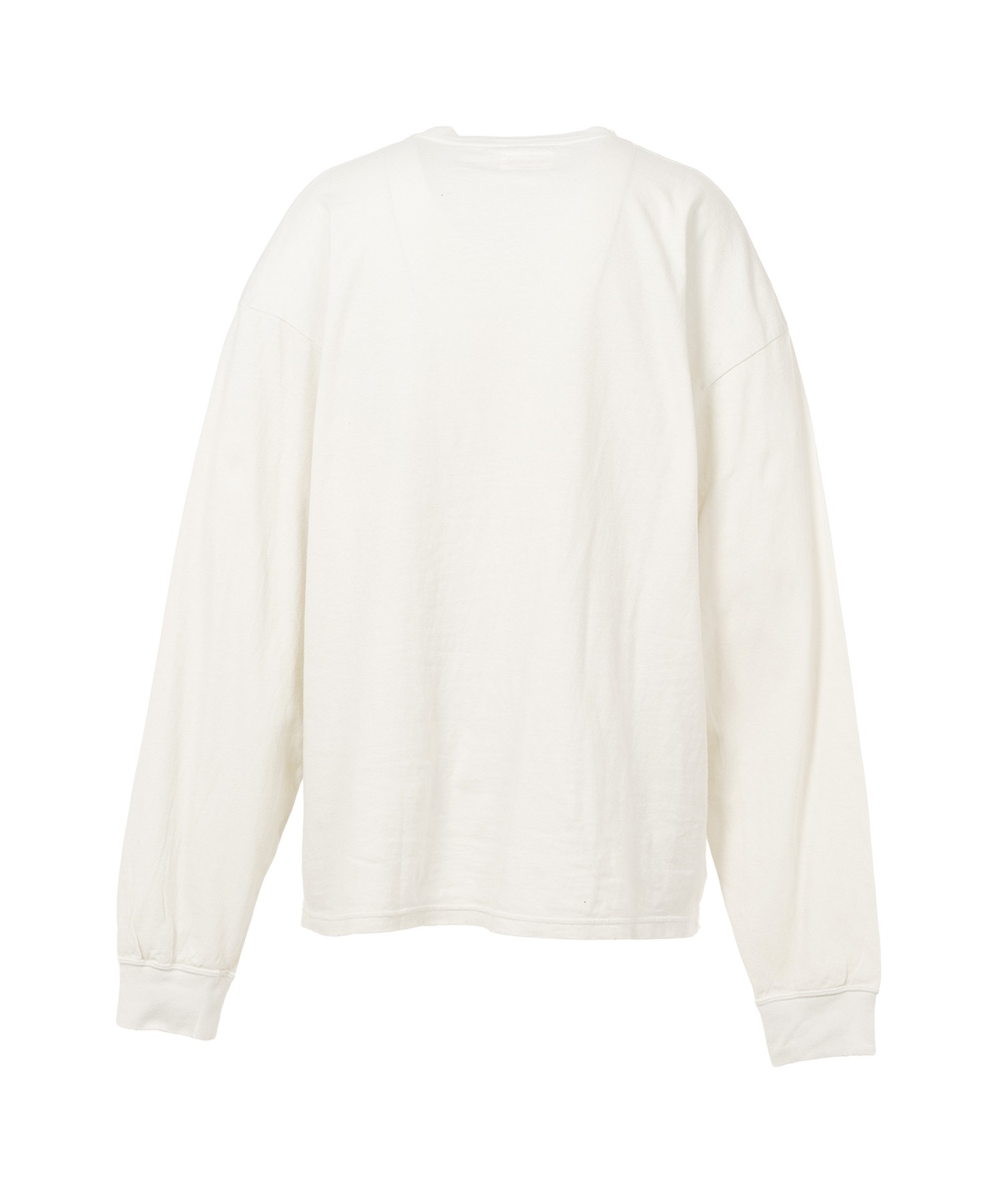 "KAMIYA logo" Distressed Pocket L/S T-shirt