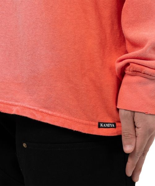 "Messenger Bird" Distressed Pocket L/S T-shirt