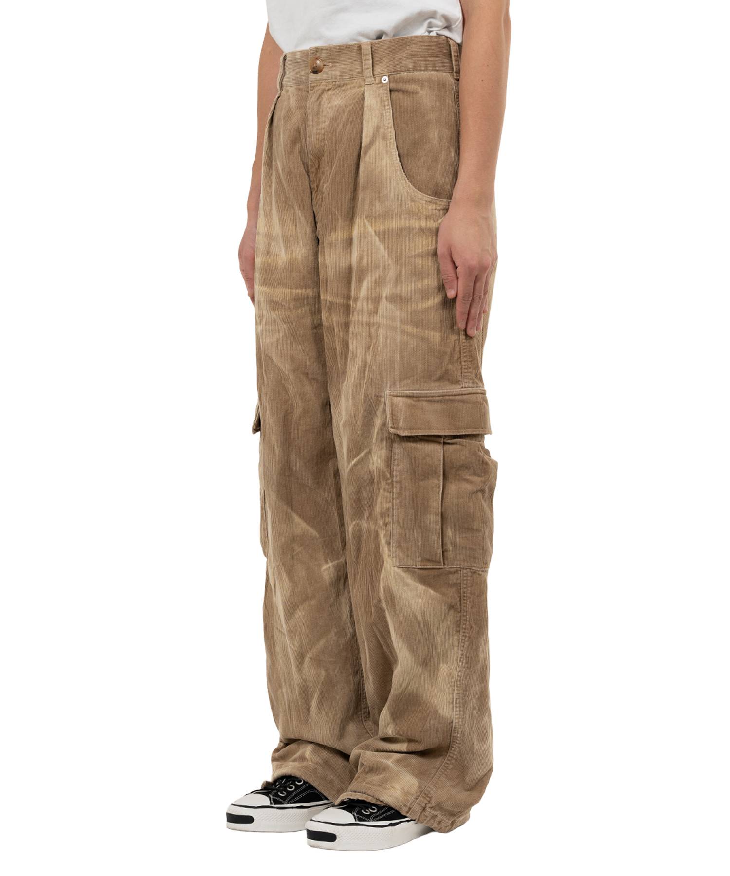 Sun Faded Like Corduroy Fatigue Pants