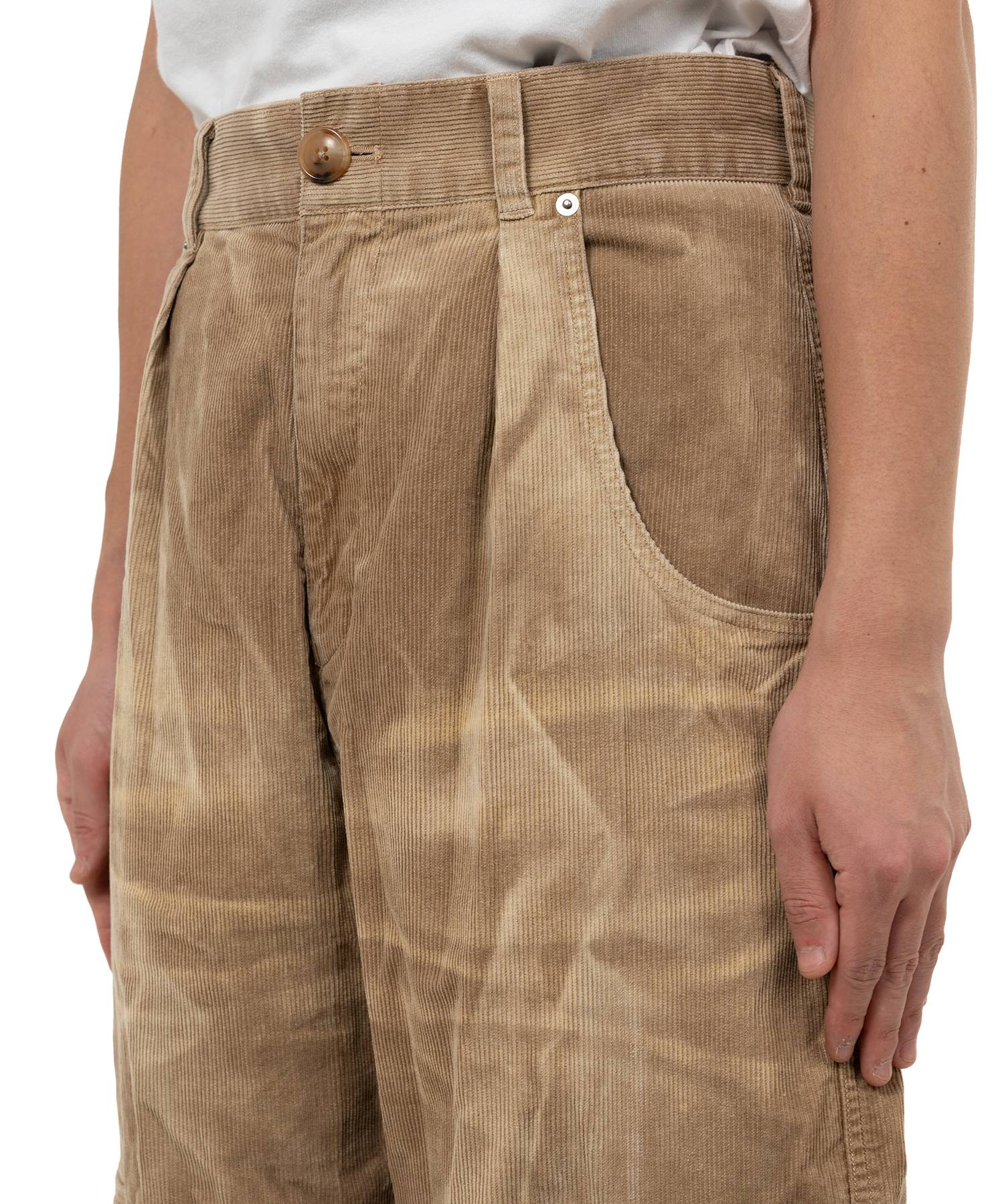 Sun Faded Like Corduroy Fatigue Pants