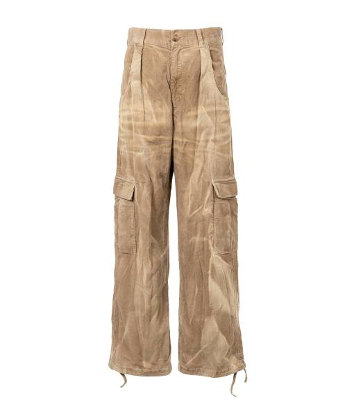 Sun Faded Like Corduroy Fatigue Pants