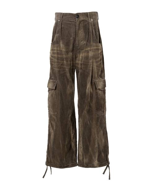 Sun Faded Like Corduroy Fatigue Pants