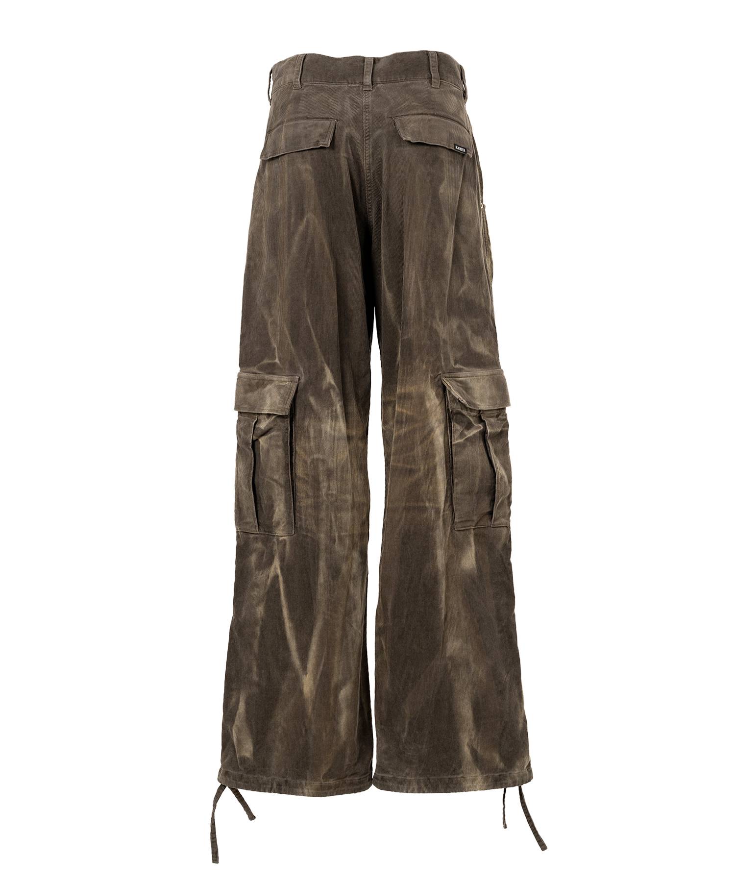 Sun Faded Like Corduroy Fatigue Pants